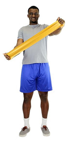 CanDo Low Powder Exercise Band, 50 yard roll, Gold: XXX-Heavy