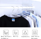Gold Hangers 20 Pack - Heavyduty Non Slip Slimline Suit Jacket T Shirt Hangers - Space Saving (White)