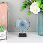 Hipiwe Adjustable Stainless Steel Arms Display Stand Wooden Base Rock Display Small Display Easel Holder for Displaying Fossil Coral Geodes Rock Mineral Agate Plate Seashell and Photos, 2"x2"x3.1"