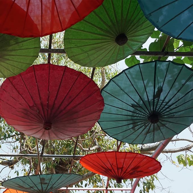 FOMIYES 2pcs Oiled Paper Umbrella Racks Decorative Stands for Weddings and Parties Unique Rustic Storage for Classical Paper Umbrellas Home Decor