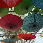 FOMIYES 2pcs Oiled Paper Umbrella Racks Decorative Stands for Weddings and Parties Unique Rustic Storage for Classical Paper Umbrellas Home Decor