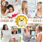 Sunshine Gifts - Positive Crochet Dolls with Cheer Up Messages, Sunshine Gifts for Women, Men & Friend, Emotional Support Dolls - Crochet Emotional Support Buddies | Mental Wellness Companion