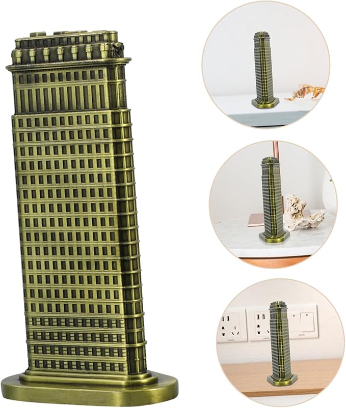 Retro Building Model Figurine Building Souvenir for Home Office Decor Sturdy Ornament for Collectors and Travelers