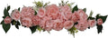 32" Rose/Peony/Hydrangea Swag (Pink)