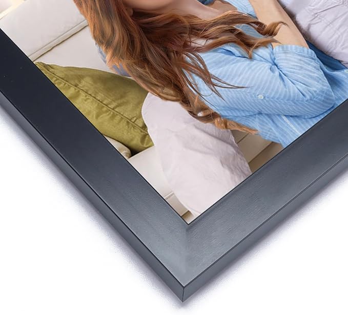 Giftgarden 3.5x5 Picture Frame Set of 18, Lightweight 3.5 by 5 Frames Bulk for Gallery Wall Photo Hanging and Tabletop Display, Black