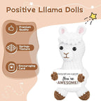DAFURIET Funny Emotional Llama Gifts for Him Her, Positive Crochet Animals Fathers Day Birthday Anniversary Graduation Inspirational Appreciation Gift for Coworker Friend Colleague Teacher Mom Dad