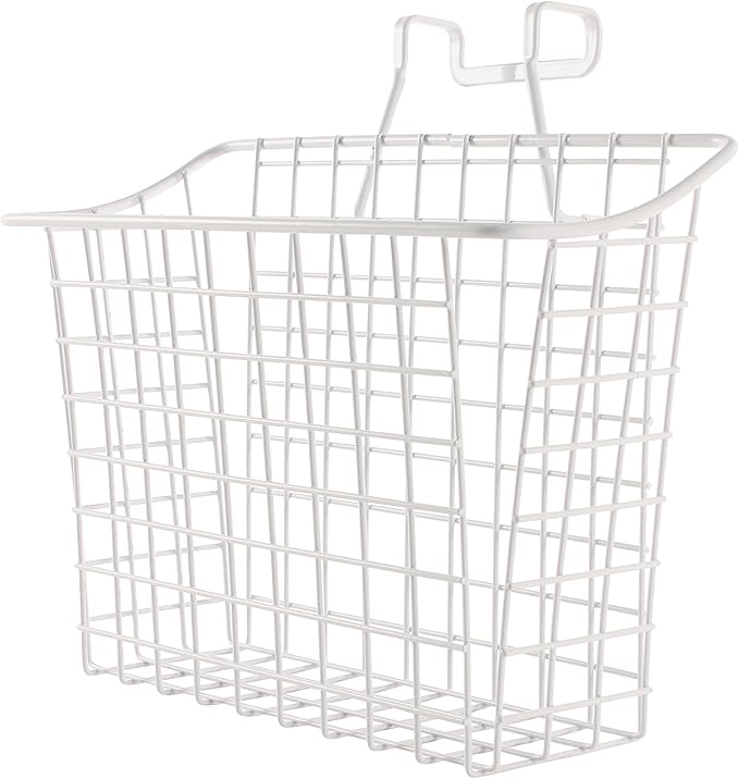 Spectrum Diversified Grid Over the Tank Magazine Holder, White