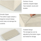 Drawer Organizer Clothes,12Pcs Dresser Drawer Organizers Foldable Closet Organization and Storage Dividers for Underwear, Sock, Baby Closet Organizer (Beige)