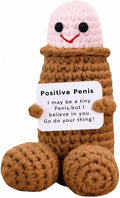 Weird Stuff Gift Things Emotional Supports Nuggets Pickle Crochet Weird Stuff Gifts Things Plush Positive Dolls for Men Women Friend Husband Boyfriend(FunnyGagGifts)