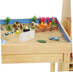 Yardwe Miniature Apartment Building Model Table Miniature Building with Lifelike Details for DIY Landscaping and Decoration
