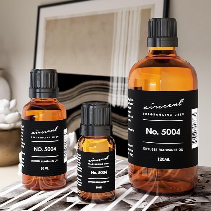 AirScent Fierce-Inspired Diffuser Oil - No. 5004 A and F Perfume Dupe - Premium Fragrance Oil Blend for Ultrasonic and Waterless Diffusers and Crafting - 30 ml, 1 fl oz Glass Bottle with Dropper