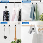 Belt Hanger, Belt Organizer for Closet 360° Rotatable Max 24 Belt Storage Space Saving Closet Organizers and Storage for Belt, Bra, Tank Top, Tie, Scarf, Purse 3Pcs