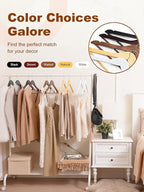 HOUSE DAY Cherry Wooden Hangers 20 Pack, Heavy Duty Wooden Coat Hanger for Closet, Solid Wood Hanger with Non Slip Pant Bar, Smooth Finish Wood Clothes Hangers for Shirts, Suits Jackets, Dress