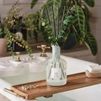COCORRÍNA Black Forest Reed Diffuser – 6.76 oz Essential Oil with 8 Reeds & Real Eucalyptus Sticks, Home Fragrance for Bedroom or Bathroom Décor