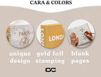 Decorative Books for Home - Shelf Decor Accents - Set of 3 - Modern Hardcover Book Stack - Matte Gold Coffee & Entry Table Decoration - Contemporary Display - Fashion Designer Dresser Aestethics