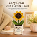 Velyra Sunflower Crochet Doll, Thank You for Being Such an Important Piece of My Life, Desk Decor, Mother's Day Birthday Christmas Thank You Gifts for Mom in Law Stepmom, Grandma, Women