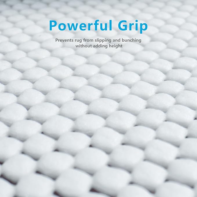 Non Slip Area Rug Pads Non Skid Rug Gripper 6 Feet Round Extra Thick Pad Anti-Slip Carpet Rug Mats for Hardwood Surface Floors, Keep Rugs Safe and in Place (6 Ft Round)