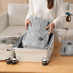 Vacuum Bags for Clothing with Rechargeable Air Pump, 20 Pack Vacuum Seal Bags for Travel, Space Saver Bags for Luggage and Suitcases, Compression Packing Bags in Multiple Travel Size