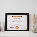 Egofine 8.5x11 Picture Frames Set of 4, Made of Solid Wood Covered by Plexiglass for Document,Diploma, Certificates and Degree, for Table Top Display and Wall Mounting Photo Frame Black