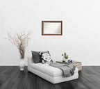 Amanti Art Bronze Wall Mirror 29x41 Manhattan Bronze Rectangle Bathroom Mirror for Wall Decor Living Room, Large Traditional Wood Frame, Hangs Horizonally and Vertically, Bathroom Decor, Beveled Edge