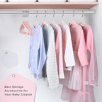 BAGIAL 50 Pack Kids Velvet Hangers 14 Inches Children's Clothes Hangers Non-Slip Baby Hangers for Infant/Toddler (Blush Pink)