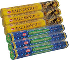 Palo Santo Frankincense & Myrrh Incense Sticks & Holder Bundle Variety Pack from Hem Trumiri Insense Insence