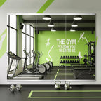 FICTOR Home Gym Mirror for Wall, 48"x24"x3 PCS Large Workout Mirrors with Tempered Glass, Full Length Frameless Body Mirror for Garage, Dance, Yoga, Bedroom