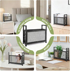 Magazine Rack Floor, Black Magazine Holder, Magazine Storage Basket, File Holder Organizer Stand, Metal Storage Shelf Box Bin Folder Organizer for Magazines, Books, Newspapers
