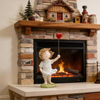 Banksy Street Graffiti Art Statue,Love Balloon Girl Room Decor,Resin Ornaments,Living Room Dining Desk Decorations,Bookshelf Decorative Objects(Color)