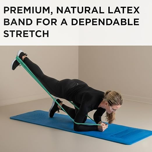 THERABAND Resistance Bands, 6 Yard Roll Professional Latex Elastic Band For Upper & Lower Body, Core Exercise, Physical Therapy, Pilates, Home Workouts, & Rehab, Green, Heavy, Level 4