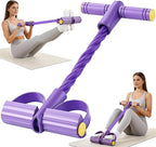 Upgraded Pedal Resistance Band with Handle, Soft Durable Fashion Puller Exercise with Thickened 6 Tension Ropes, Tube Pedal Resistance Device for Abdomen, Waist, Arm, Leg, Core/ABS