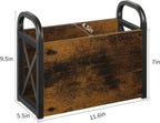 YINMIT Magazine Holder, Magazine Rack Floor, Magazine Storage Basket, Folder Organizer Bin for Books, Newspapers, Tablets