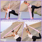 Resistance Bands for Working Out, Exercise Bands, Resistance Band for Physical Therapy, Stretch Bands for Pilates, Rehab, Stretch, Strength Training and Yoga Starter Set