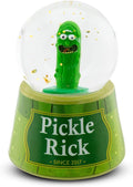 Rick and Morty Pickle Rick Multicolored Light-Up Mini Snow Globe with Glitter | 3 Inches Tall