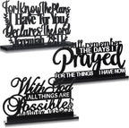 Jetec I Still Remember The Days I Prayed Sign Inspirational Table Blessed Signs Motivational Decor Farmhouse Table Home Centerpieces Faith Wooden Shelf for Living Room Office(Inspirational Style)