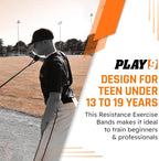Play 9 Sports Resistance Exercise Bands Baseball Activation Elastic Training Athletes Equipment Bands