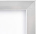Amazon Basics Rectangular Photo Picture Frame, 8" x 10", Pack of 2, Nickel