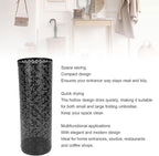 Metal Round Umbrella Stand Rack, FreeStanding Umbrella Holder for Entryway, Home, Office (Black)
