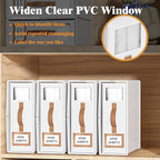 6 Pack Foldable Bed Sheets Set Organizers and Storage(King & Queen Size),Linen Fabric Closet Organizers with Window,Folding Bedding Storage Box for Bedsheets and Pillow Cube Organizer-White