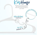 Utopia Home 20 Pack Kids Hangers - 11.5 Inch Plastic Baby Hangers for Closet - Childrens Hanger for Clothes & Infant Hanger for Closet - for Everyday Standard Use (White)