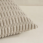 Fancy Homi 4 Packs Decorative Throw Pillow Covers for Living Room Couch Bed, Modern Farmhouse Boho Home Décor Accent Cushion Case, 20" x 12", Taupe