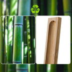 2 Pieces Natural Bamboo Incense Stick Holder Home Incent Burner with Ash Catcher
