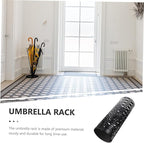 OUNONA Umbrella Bucket Umbrella Bin Umbrella with Storage Umbrella Stand Base Umbrella for Rain Umbrella Umbrella for Chair Drainers Umbrella Holder Metal Iron Bucket Wrought Iron Black