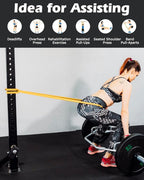 Zacro Resistance Bands, 6 Resistance Levels Pull Up Assistance Bands, Exercise Bands for Men&Women, Heavy Duty Resistance Band Set with Door Anchor, for Working Out, Muscle Training, Physical Therapy