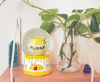 Disney Winnie The Pooh Hunny Pot Light-Up Adult Snow Globe with Swirling Glitter Display Piece | 6 Inches Tall