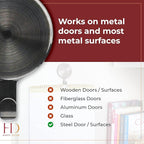 Haute Decor Attract Magnetic Hanger, 1 Pack - Strong Magnet Hook for Metal Doors and Surfaces