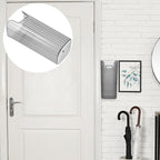 HOMSFOU Wall Mounted Umbrella Storage Holder 7.12X3.22X3.18In Punch Free Organizer for Entryway and Hallway Space Saving Indoor Umbrella Stand and Cane Holder