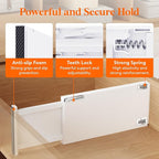Lifewit 16 Pack 6" High Drawer Dividers 34-56cm/13.5-22" Adjustable Drawer Organizer for Clothes/Utensils, Expandable Drawer Separator in Dresser/Kitchen/Bedroom/Office Organization & Storage White