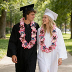 Leis for Graduation 2026, Artificial Flower Wreath with Cards Graduation Lays Gifts, Congrats Grad for High School