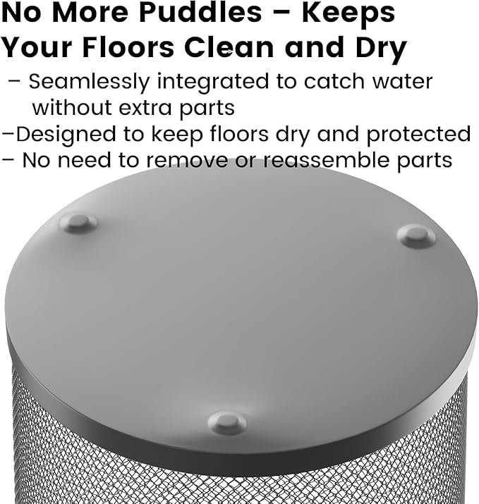 19.5" H Mesh Umbrella Stand - Ventilated Mesh Umbrella Holder for Entryway - Extra Capacity Storage for Umbrellas Canes & More - Freestanding Indoor Organizer 10.4" L x 10.4" W x 19.5" H - 3P Black